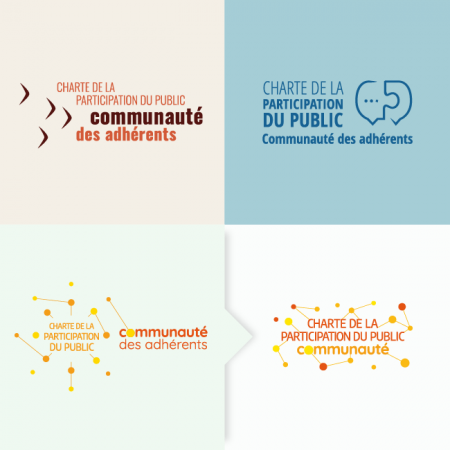 Propositions de logo et sa version finale