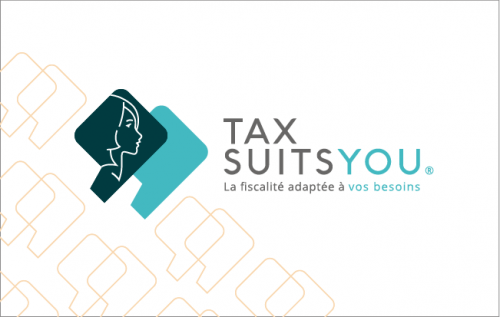 Carte de visite Tax Suits You recto